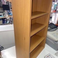 4段　カラーボックス　収納　棚　便利　書棚　本　漫画　棚高さ調節可　中古　③の画像