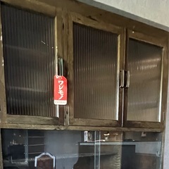 ⭐︎当時の阪神百貨店荷札付⭐︎昭和レトロ⭐︎食器棚⭐︎水屋の画像