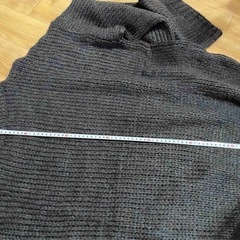 新品未使用　poshalma ローゲージオーバーサイズミックスニットの画像