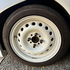 BRIDGESTONE スーパーラップ　4穴　PCD100 14インチの画像