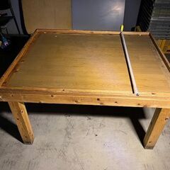 ＜手づくり品＞展示台 作業台 テーブルの画像