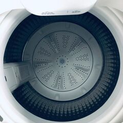 ID:sg220201 ハイアール Haier 洗濯機 一人暮らし 中古 2022年製 全自動洗濯機 4.5kg ホワイト 送風 乾燥機能付き JW-U45A(W)  【リユース品：状態B】【送料無料】【設置費用無料】の画像