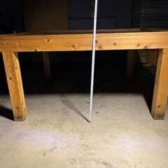 ＜手づくり品＞展示台 作業台 テーブルの画像
