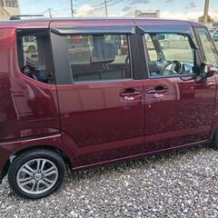 商談中【車検2年付き！コミコミ24万5000円）平成26年　ホンダ　NBOXターボ　ワインレッド　2WD　走行距離109,000㎞　両側スライドドア★ナビ★ETCの画像