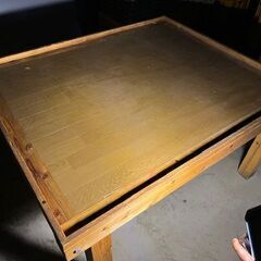 ＜手づくり品＞展示台 作業台 テーブルの画像