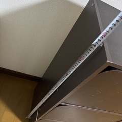 3段扉付きカラーボックスの画像