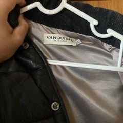 VANQUISH 黒 ダウンベスト Lの画像