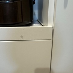 ニトリ　キッチン収納棚の画像