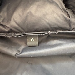 無印良品　ダウン　メンズS　ブラックの画像