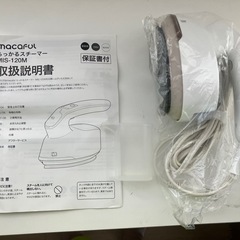 新品未使用 マカフル らっかるスチーマー アイロン&衣類スチーマー MISの画像