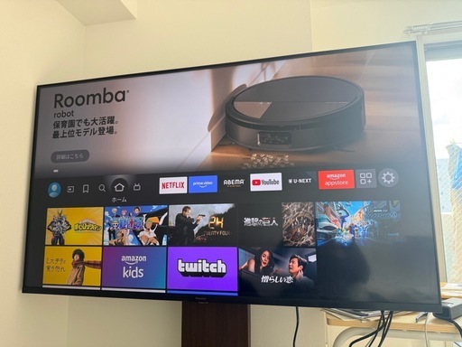 【大幅値下げ】パナソニック 4K液晶 55型テレビ 美品（2025年購入）