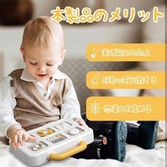 【新品】モンテッソーリ 知育玩具 ビジーボード おもちゃ 6〜18ヶ月の画像