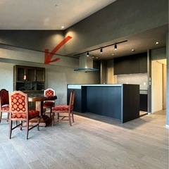 ⭐︎当時の阪神百貨店荷札付⭐︎昭和レトロ⭐︎食器棚⭐︎水屋の画像