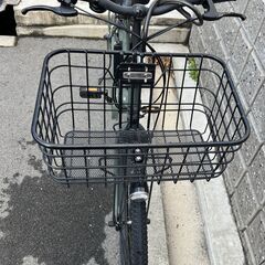 パナソニック Panasonic 電動アシスト自転車 ティモS 26型 内装3段変速 16.0Ah マットオリーブ BE-ELST635G2の画像