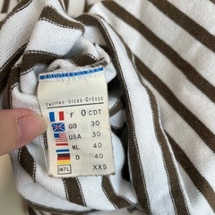 SAINT JAMES ボーダーカットソー　XSの画像