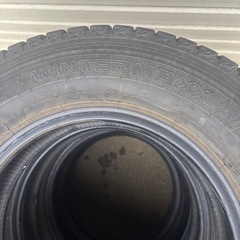 軽トラ、軽バンへどうぞ！スタッドレスタイヤのみ 145R12 6PR ダンロップ ウインターマックスSV01 2017年製造 の画像