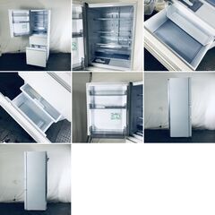 ID:rc12876 【自社配送エリア内限定】三菱 MITSUBISHI 冷蔵庫 ファミリー 中古 2020年製 3ドア 330L ホワイト ファン式 左開き MR-CG33FL-W  【リユース品：状態A】【送料無料】【設置費用無料】の画像