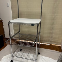アイリスオーヤマ　スチールラック　レンジ台の画像