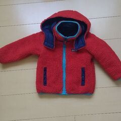 Patagonia キッズ リバーシブル フリース フーディ ジャケットの画像