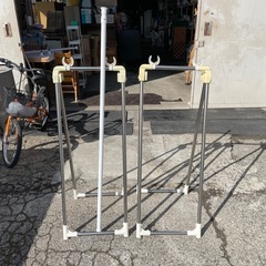 【受渡し者決定】折りたたみ物干しセットの画像