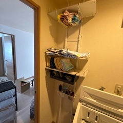 ランドリーラック　ニトリの画像