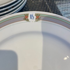 【引き取り限定】中古品　ノリタケ　プリマデュラシリーズ　大皿プレート　6枚セットの画像