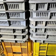 ＜まとめて41個＞プラスチック製 干しザル 干しカゴ 干し網 ワイドバスケットの画像