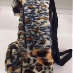 キッズ《レオパード》（耳尻尾付き）リュックの画像