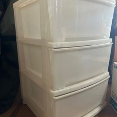 高さ64cmプラスチックケース三段 の画像