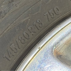23年製　145/80R13 軽自動車　スタッドレス　155/65R14のサイズにもの画像