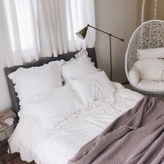 ニトリ　掛け布団カバー　クイーンサイズの画像