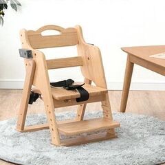 ※取引中/売約済***********未使用/新品　訳り特価　アウトレット　ロータイプ仕様　ロー ベビーチェア 天然木 の画像