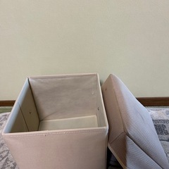 椅子！スツール！踏み台にもなる！折りたためる 収納ケースの画像