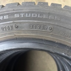 155/65R14　スタッドレスタイヤ4本タイヤのみ ダンロップ、ウインタマックス01　2019年日本製造の画像
