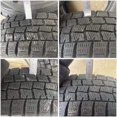 155/65R14　スタッドレスタイヤ4本タイヤのみ ダンロップ、ウインタマックス01　2019年日本製造の画像