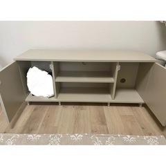 テレビ台 グレージュ 幅100cmの画像