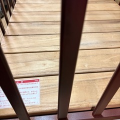 KATOJI ベビーベッド　タチベッド　ブラウン　レギュラーサイズの画像