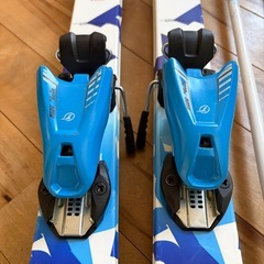 KAZAMA カザマ　 スキー板／ポールセット 126cm 子供の画像