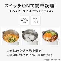 ニトリ 電気ケトルLD2S02 WHの画像