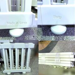 ifam/アイファム ■ベビーサークル 柵 ゲート 15枚 パネル プレイヤード ペットサークルの画像