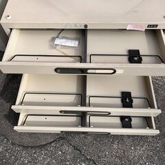 スチール引出収納（横73×高さ42×奥行56.5）書類整理に便利！引き取り限定の画像