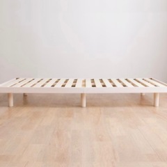 ニトリ脚付きすのこ　ホワイトの画像