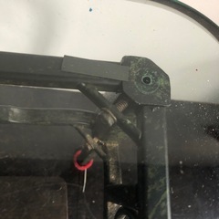 アンティークガラステーブルの画像