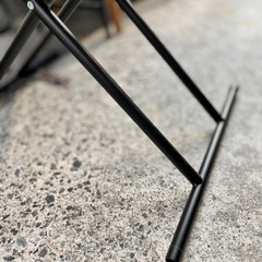 折りたたみ テーブル コンパクト 省スペース フォールディング 机 デスク 作業机 サイドテーブル 木製 ブラウン の画像