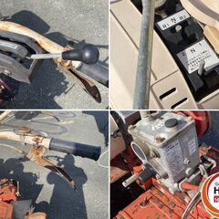 【久留米】【引き取り限定】【中古品】シバウラ KF500S 耕運機　耕うん機 管理機 ※タイヤ新品へ交換済 ※配送不可の画像