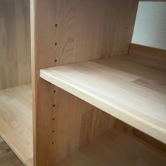 【お譲り先決まりました】木製　絵本棚　表紙の見える本棚の画像