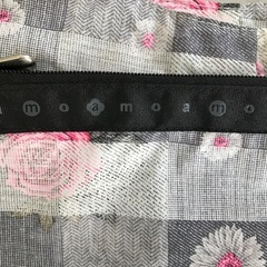 ナイロン製花柄トートバッグの画像