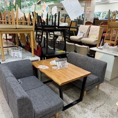 【愛品館 江戸川店 】伸長式ダイニングテーブル5点セット NITORI（ニトリ）の画像