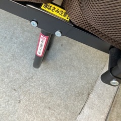 A2511-290 折りたたみベッド ブラウン 毛玉色あせ有りの画像