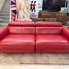 【愛品館 江戸川店 】3P本革電動リクライニングソファ ブエノス ＮITORI（ニトリ）の画像